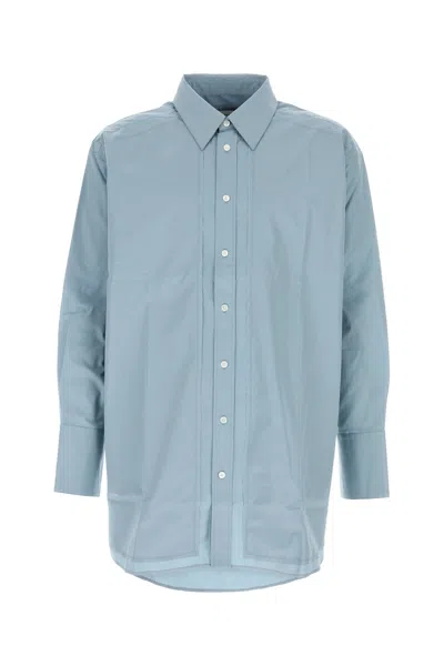Ami Alexandre Mattiussi Poplin Button-down Shirt In Blue