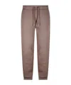 Ami Alexandre Mattiussi Ami Logo Embossed Drawstring Track Pants In Gray