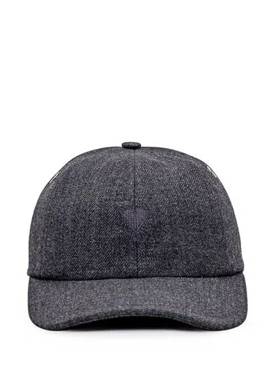 Ami Alexandre Mattiussi Ami Logo Embroidered Baseball Cap In Gray