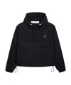 Ami Alexandre Mattiussi Ami Logo Lettering Hooded Jacket In Black