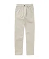 Ami Alexandre Mattiussi Ami Logo Patch Regular Fit Jeans In White