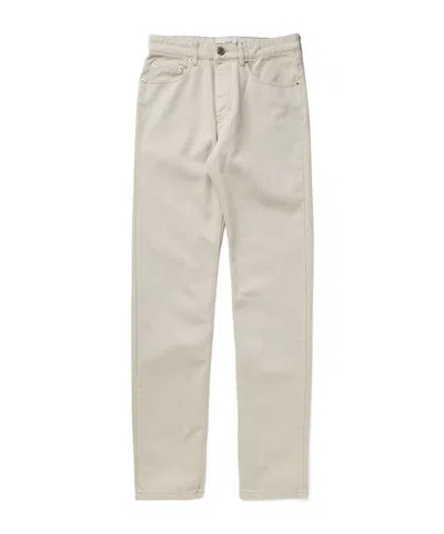 Ami Alexandre Mattiussi Ami Logo Patch Regular Fit Jeans In White