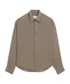 Ami Alexandre Mattiussi Ami De Coeur Classic Shirt Neutrals Unisex In Gray