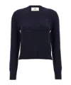 Ami Alexandre Mattiussi Ami Paris Ami Paris De Couer Cashmere Sweater In Black