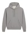 Ami Alexandre Mattiussi Ami Paris Long-sleeved Drawstring Hoodie In Gray