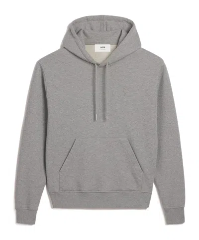 AMI ALEXANDRE MATTIUSSI AMI LONG SLEEVED DRAWSTRING HOODIE