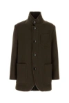 Ami Alexandre Mattiussi Ami Paris Coats In Brown