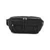 Ami Alexandre Mattiussi Ami Rectangular Polyamide Crossbody Bag In Black