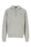 Ami Alexandre Mattiussi Ami Paris Ami Paris Grey Cotton Ami De Coeur Hoodie In Gray