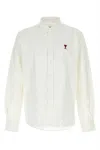 Ami Alexandre Mattiussi Ami Paris Shirts In White