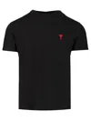 Ami Alexandre Mattiussi Cotton T-shirt In Black