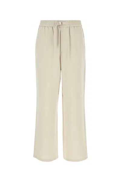 Ami Alexandre Mattiussi Ami Men Chalk Cotton Pant