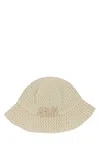 Ami Alexandre Mattiussi Ami Men Ivory Crochet Bucket Hat