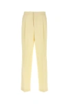 Ami Alexandre Mattiussi Ami Paris Pants In Yellow