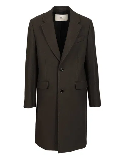 Ami Alexandre Mattiussi -manteau 2b Coat Coats Black In Green