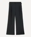 Ami Alexandre Mattiussi Ami Paris Charcoal Gray Wool Trousers In Black