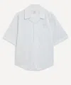 AMI ALEXANDRE MATTIUSSI AMI MENS CAMP COLLAR STRIPED SHIRT