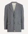 Ami Alexandre Mattiussi Ami Mens Grey Wool Loose Blazer In Gray