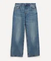 Ami Alexandre Mattiussi Ami Mens Large Fit Blue Jeans In Blue