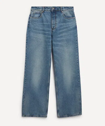 Ami Alexandre Mattiussi Ami Mens Large Fit Blue Jeans