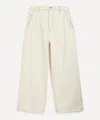 Ami Alexandre Mattiussi Ami Mens White Cream Wide Fit Jeans