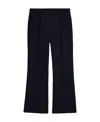 Ami Alexandre Mattiussi Ami Mid-rise Flared Trousers In Black