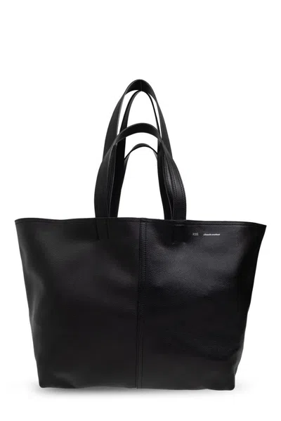 Ami Alexandre Mattiussi Ami Midi Tote Bag In Black