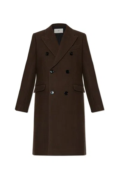 Ami Alexandre Mattiussi Coat Ami Paris Woman Color Brown
