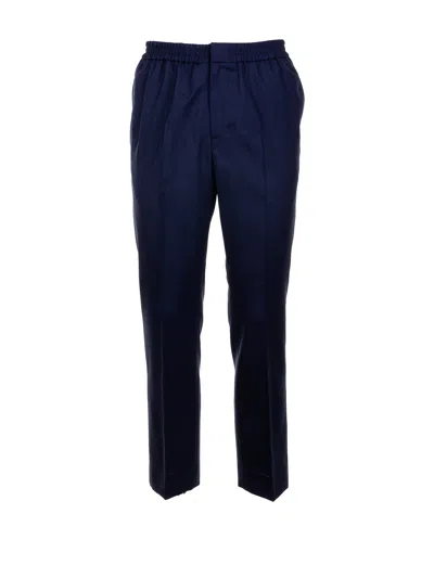 AMI ALEXANDRE MATTIUSSI AMI PARIS 100% COTTON COMFORTABLE TROUSERS