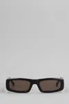 Ami Alexandre Mattiussi Ami Paris Rectangular Frame Sunglasses In Black