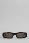 Ami Alexandre Mattiussi Ami Paris Rectangular Frame Sunglasses In Black