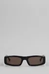 Ami Alexandre Mattiussi Ami Paris Rectangular Frame Sunglasses In Black