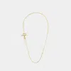 Ami Alexandre Mattiussi Ami Paris Adc 2 In 1 Chain Necklace In Gold