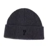 Ami Alexandre Mattiussi Ami Paris Adc Beanie In Gray