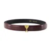 Ami Alexandre Mattiussi Ami Paris Adc Belt 25 In Brown