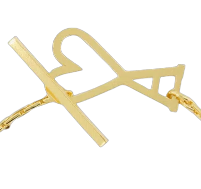 Ami Alexandre Mattiussi Ami Paris Adc Bracelet In Gold