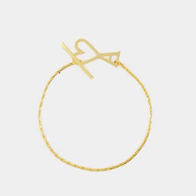 Ami Alexandre Mattiussi Ami Paris Adc Bracelet In Gold
