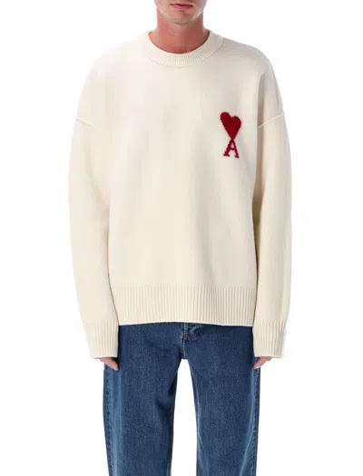 AMI ALEXANDRE MATTIUSSI AMI PARIS ADC CREWNECK SWEATER