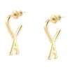 Ami Alexandre Mattiussi Ami Paris Adc Earrings In Gold