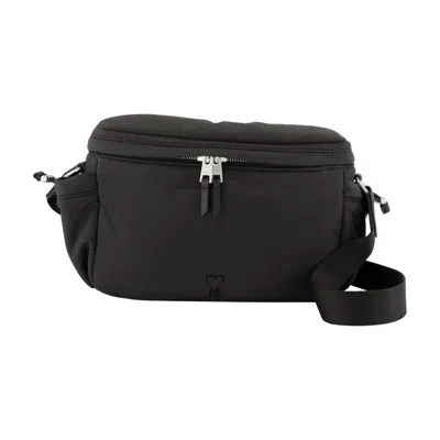 Ami Alexandre Mattiussi Ami Paris Adc Messenger  Crossbody In Black
