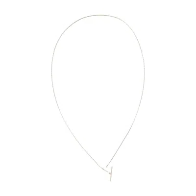 Ami Alexandre Mattiussi Ami Paris Adc Necklace In Metallic