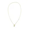 Ami Alexandre Mattiussi Ami Paris Collier Chaine Ami De Coeur In Gold
