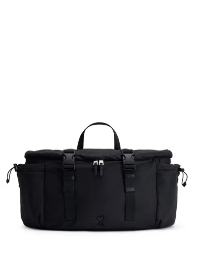 Ami Alexandre Mattiussi Ami Paris Adc Oversize Bumbag Bags In Black