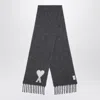 Ami Alexandre Mattiussi Ami Paris Adc Oversize Scarf