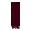 Ami Alexandre Mattiussi Ami Paris Adc Scarf In Burgundy