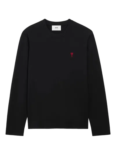 Ami Alexandre Mattiussi Ami Paris Adc Tshirt In Black