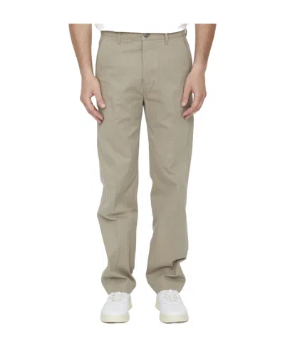 Ami Alexandre Mattiussi Ami Paris Alexandre Mattiussi Straight-leg Trousers In Nude