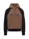 Ami Alexandre Mattiussi Ami Paris Men Cotton Colorblock Hoodie In Multi