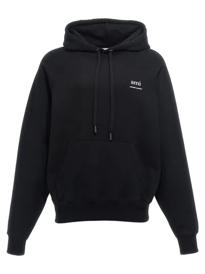 Ami Alexandre Mattiussi Ami Paris 'ami Am' Hoodie In Black