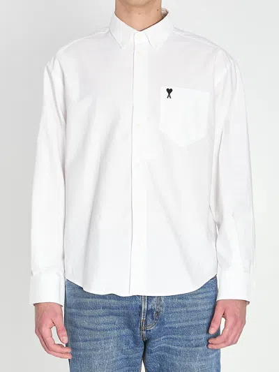 Ami Alexandre Mattiussi Ami Paris Ami De Coeur Boxy Shirt